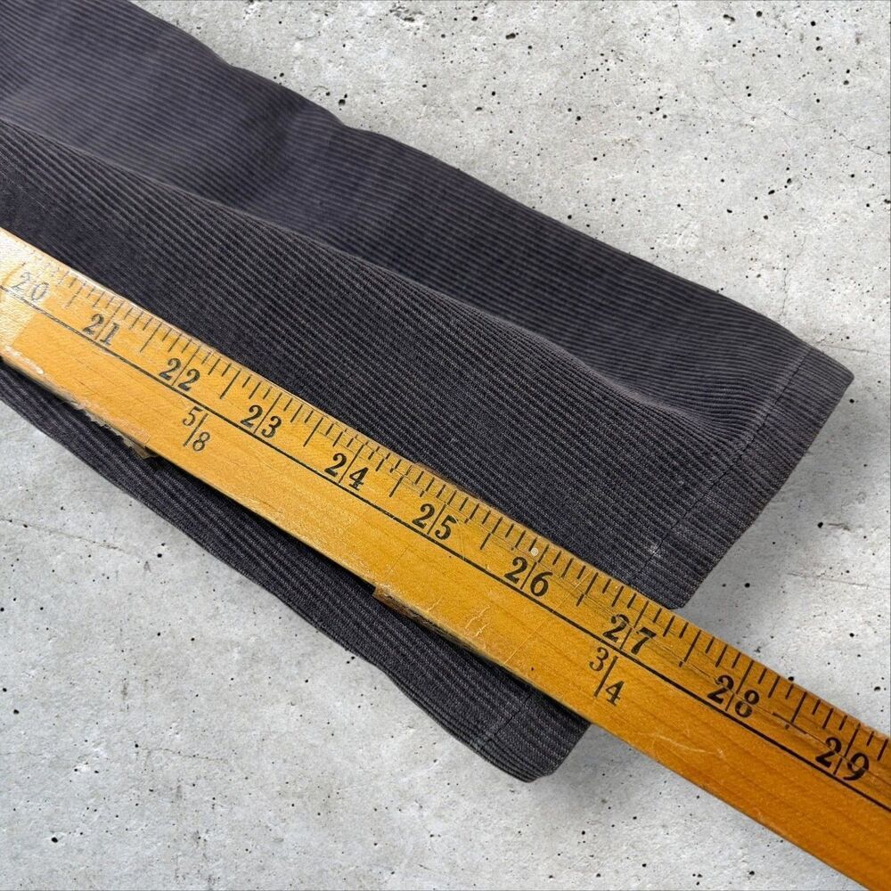 Vintage Levi’s 517 Boot Cut Gray Corduroy Jeans Juniors 7 JR Western Casual - Picture 9 of 9